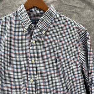 Ralph‎ Lauren Shirt Mens Large Multicolor Check Long Sleeve Cotton